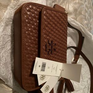 Tory Burch  Thea woven leather cross body
